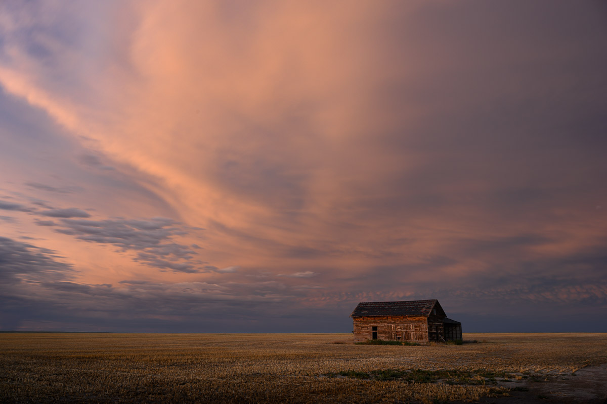 Sunset, wide open spaces