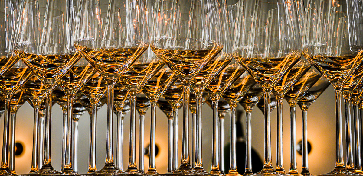 Reflections in glassware