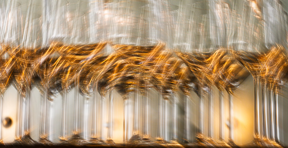 A different view of some wine glasses