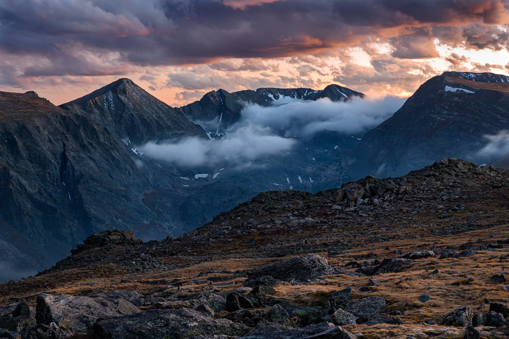 Sunset on Trail Ridge Road