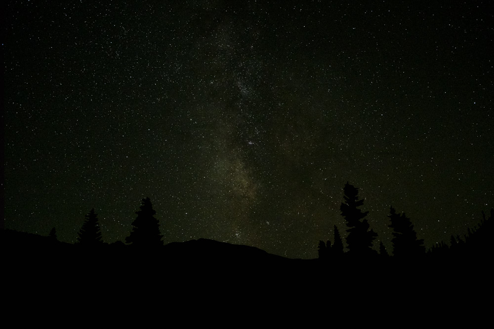 Interpretation of starry sky at night.