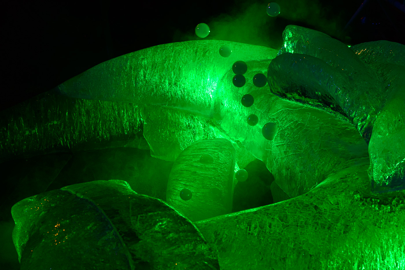Green surreal image
